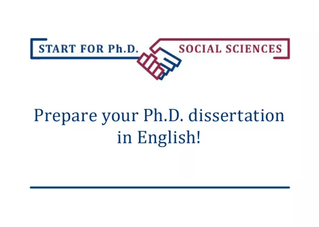 Start for Ph.D. in Social Sciences - Post-diploma Doctoral Studies in English